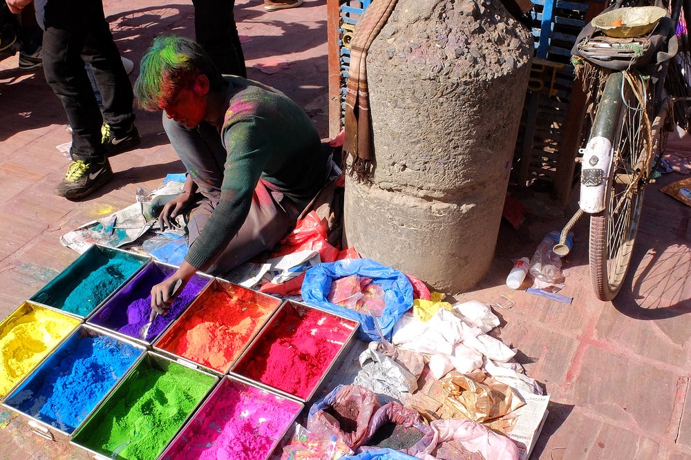 Where to buy powder for Holi - Kathmandu - Holi in Nepal