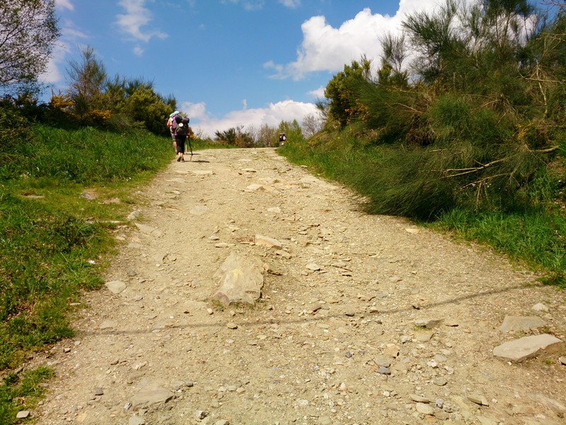 Walking up the hill - Spain