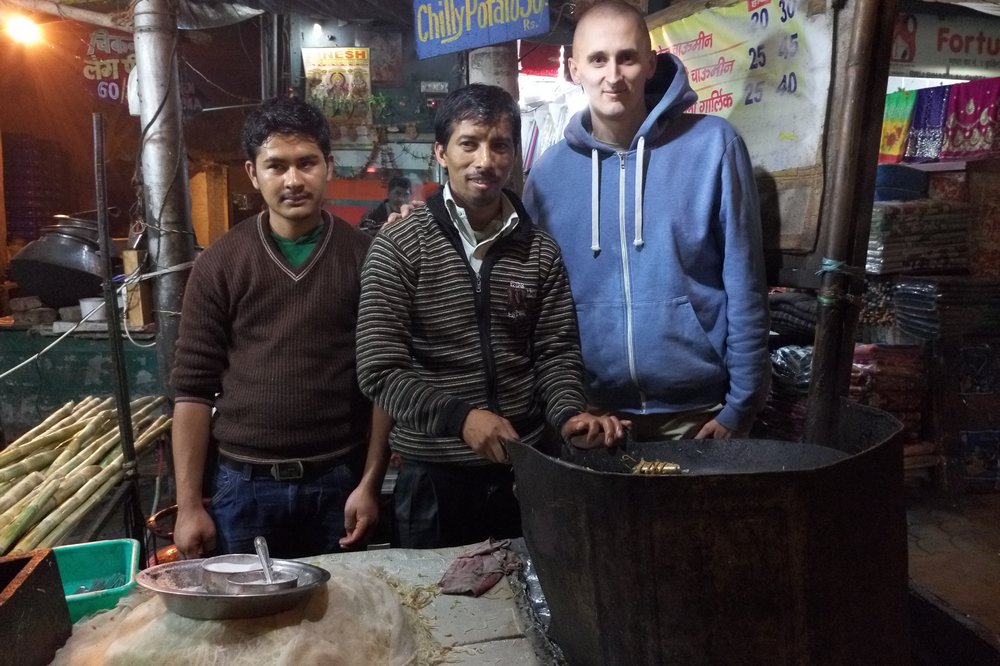 street food in Delhi India