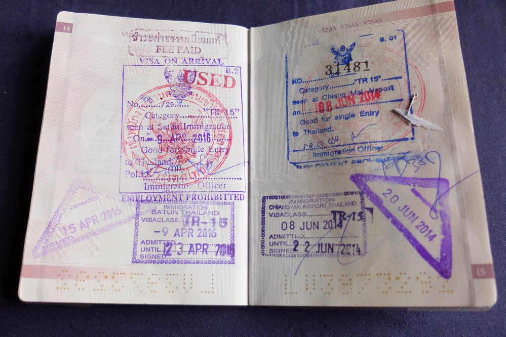 visa on arrival Thailand