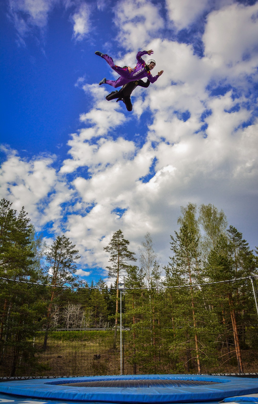 Flying high in Aerodium, Latvia
