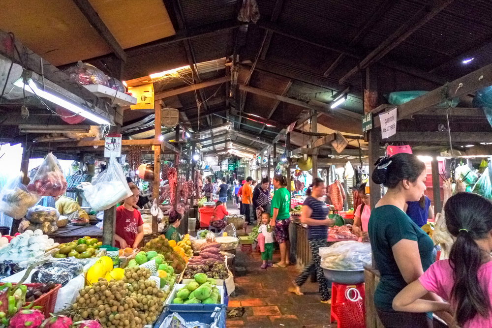 A Market in Phnom Penh