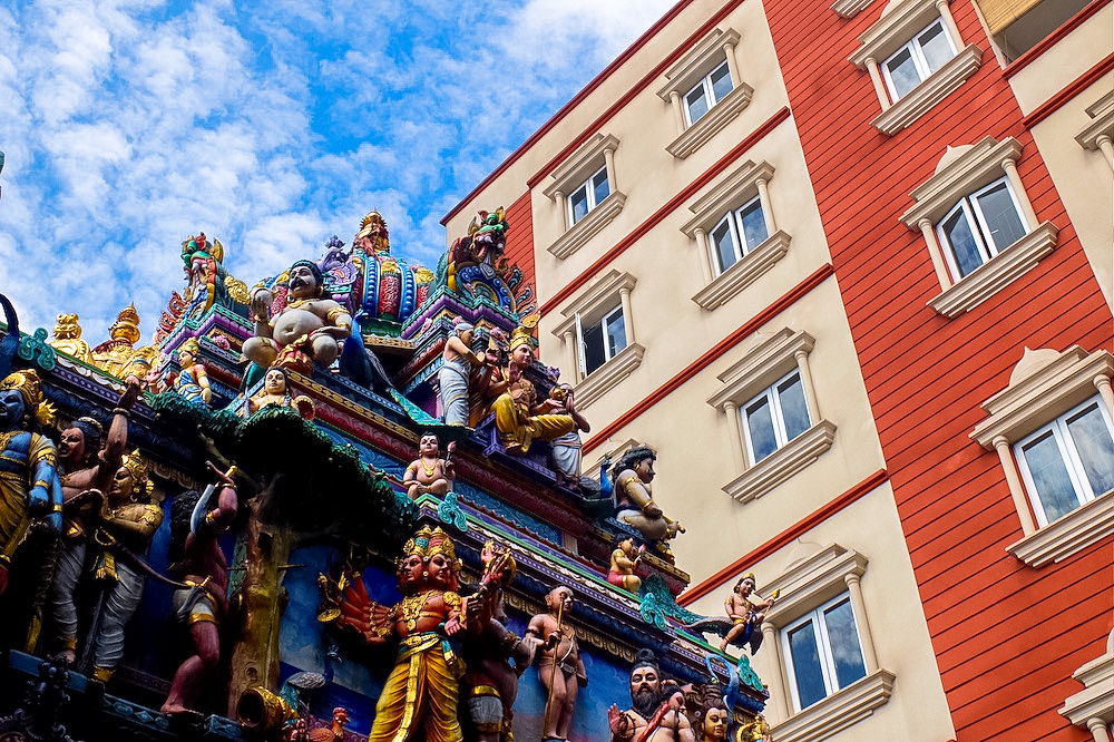 A temple in Little India, Singapore